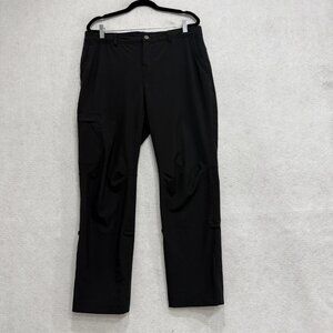 REI Co-op Pants Womens 12 Petite Black Hiking Outdoor Cargo Stretch Travel